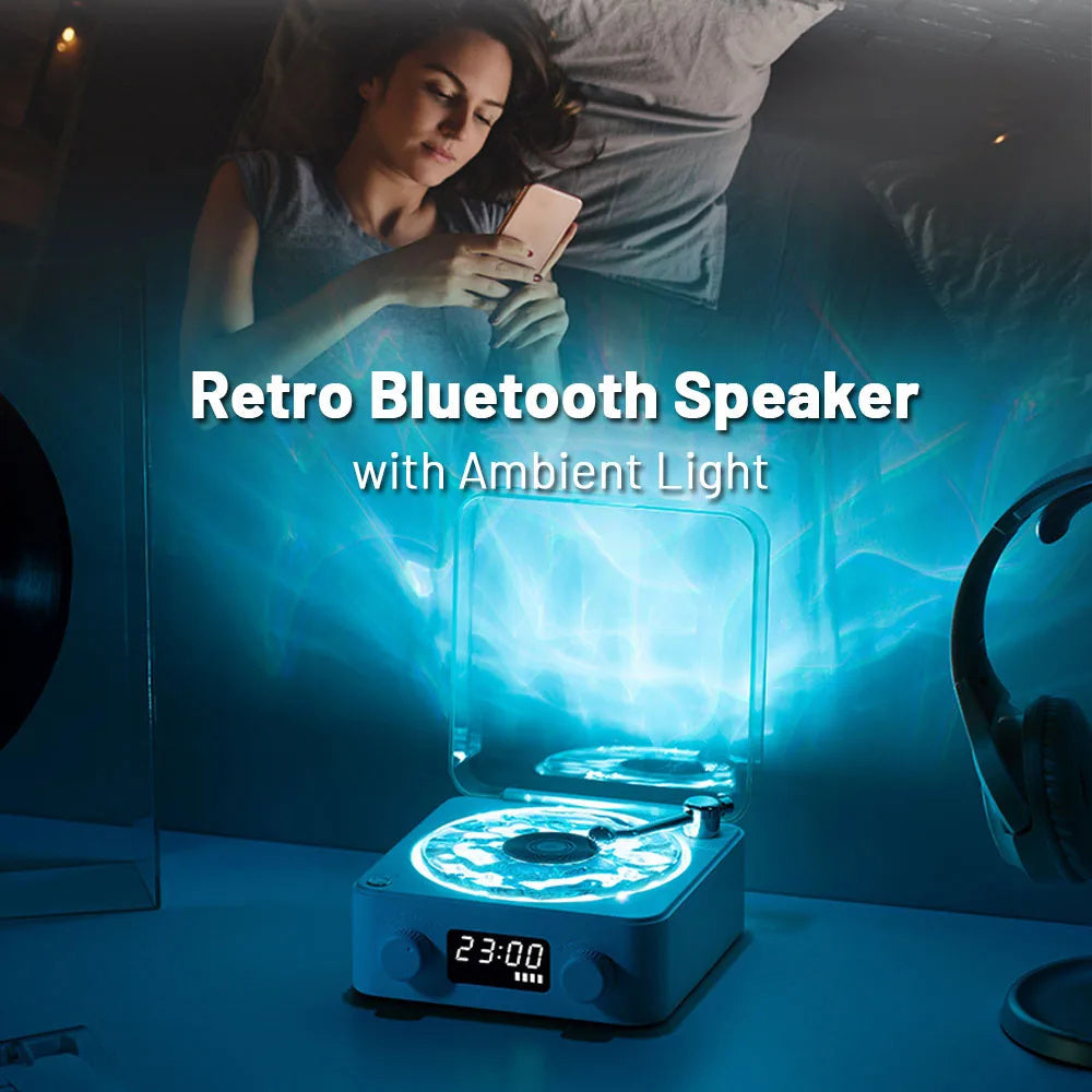 Retro Turntable Wireless Bluetooth Speaker