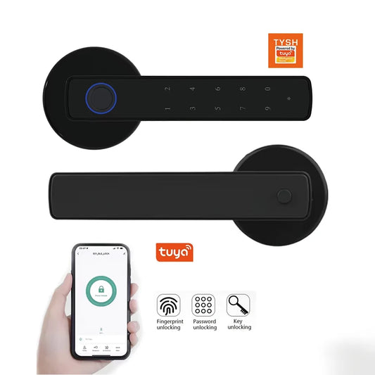 Biometric Smart Door Lock Electronic Lock Fingerprint Handle Split Digital Keyless Smart Lock